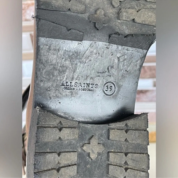 ALLSAINTS Daria Cuffed Combat Boot 39/8.5 - Picture 7 of 14